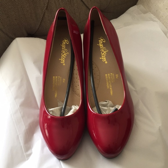 Angel Steps red shoes 👠 size 8 - Picture 2 of 7